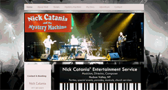 Desktop Screenshot of nickcataniamusic.com