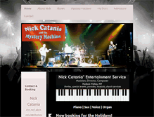 Tablet Screenshot of nickcataniamusic.com